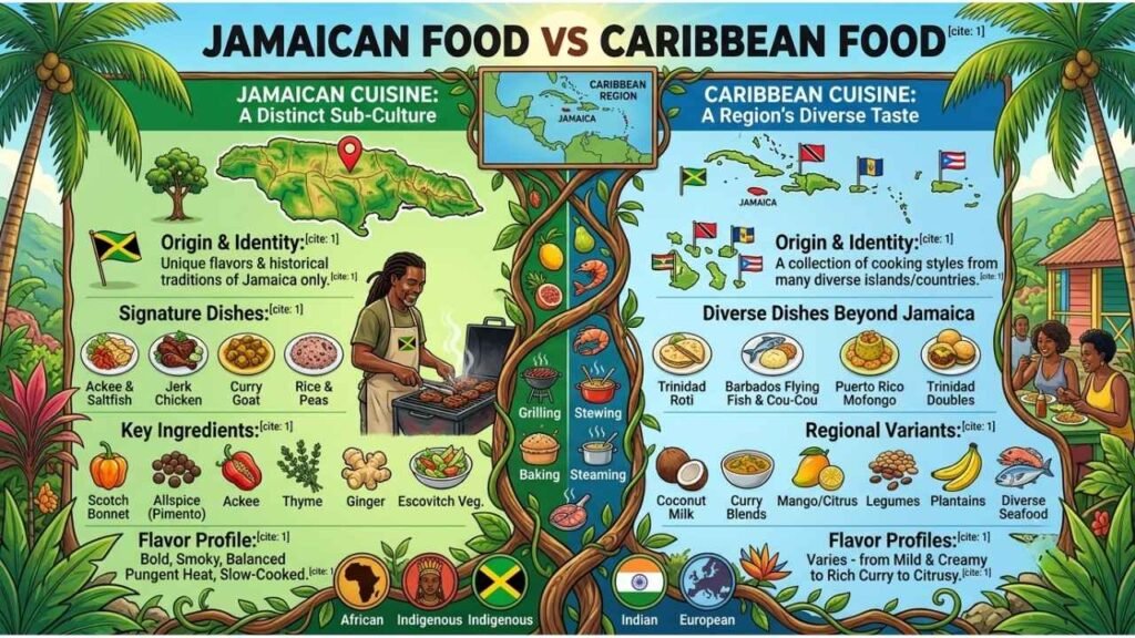 Jamaican Food vs Caribbean Food: Key Differences
