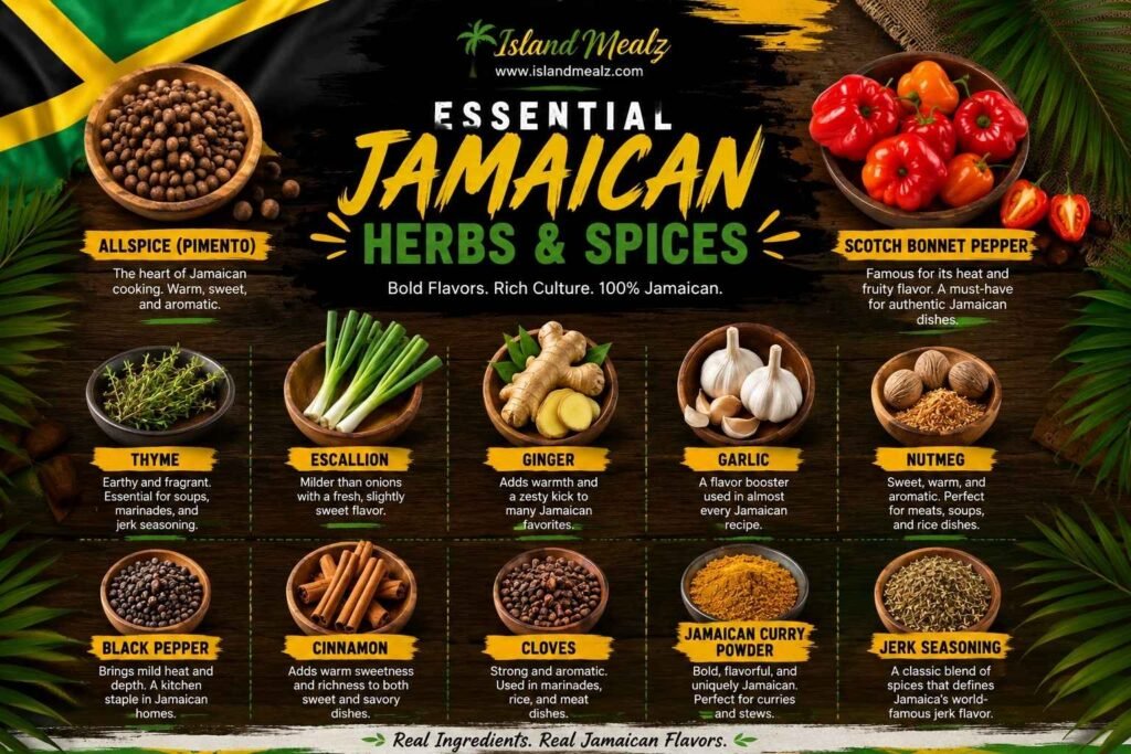 Essential Jamaican Herbs and Spices