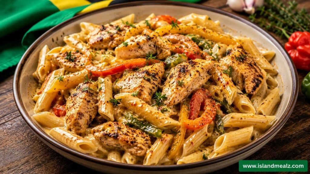 Jamaican Chicken Pasta