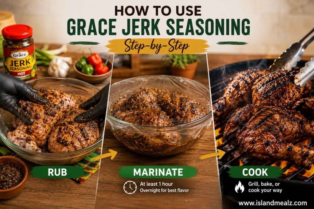 How to Use Grace Jerk Seasoning: Step-by-Step