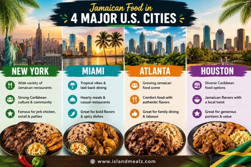 Which City Is Best for Jamaican Food?