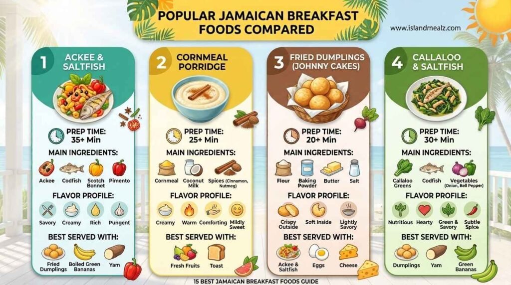 Popular Jamaican Breakfast Foods
