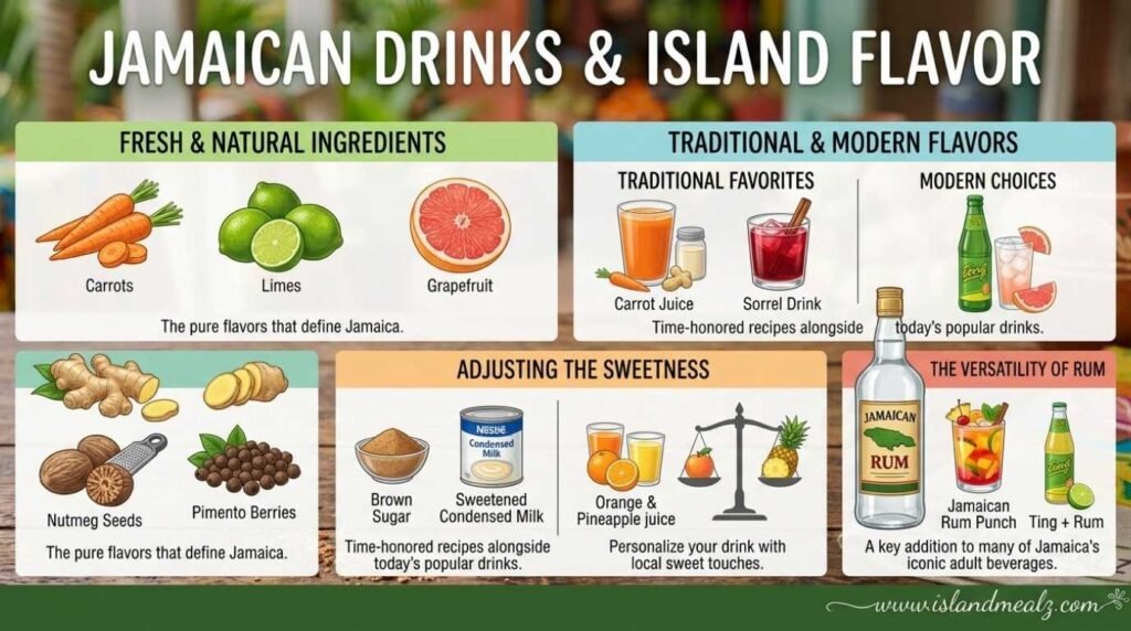 Jamaican Drinks and Island Flavor
