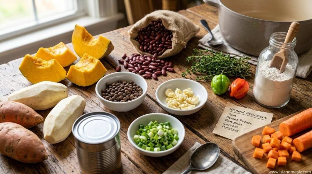 Jamaican Red Peas Soup Ingredients