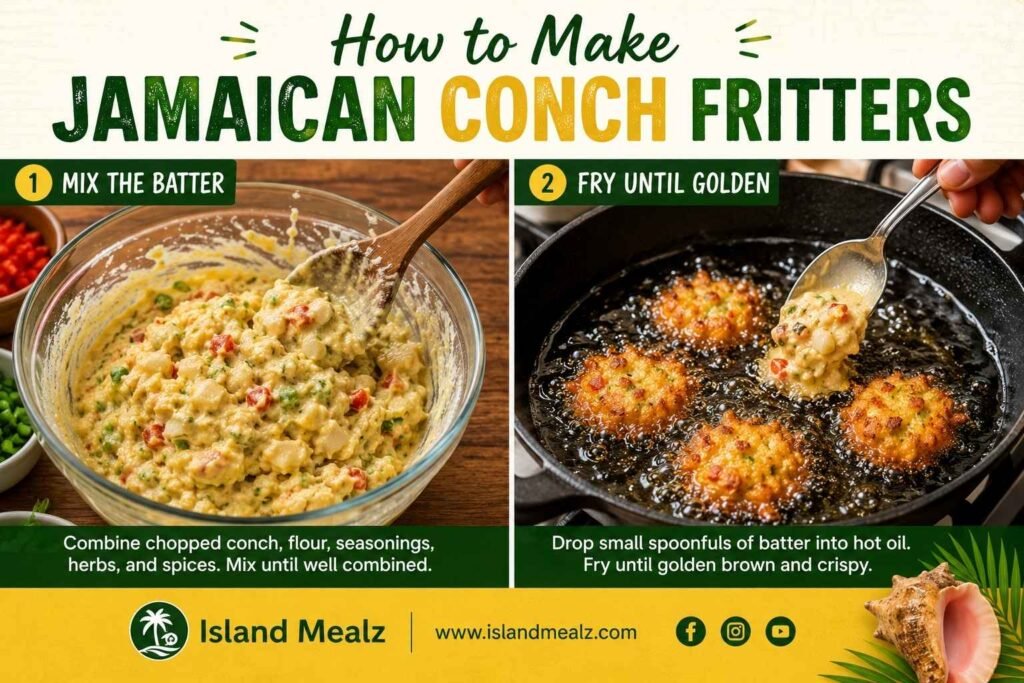 How to Make Jamaican Conch Fritters