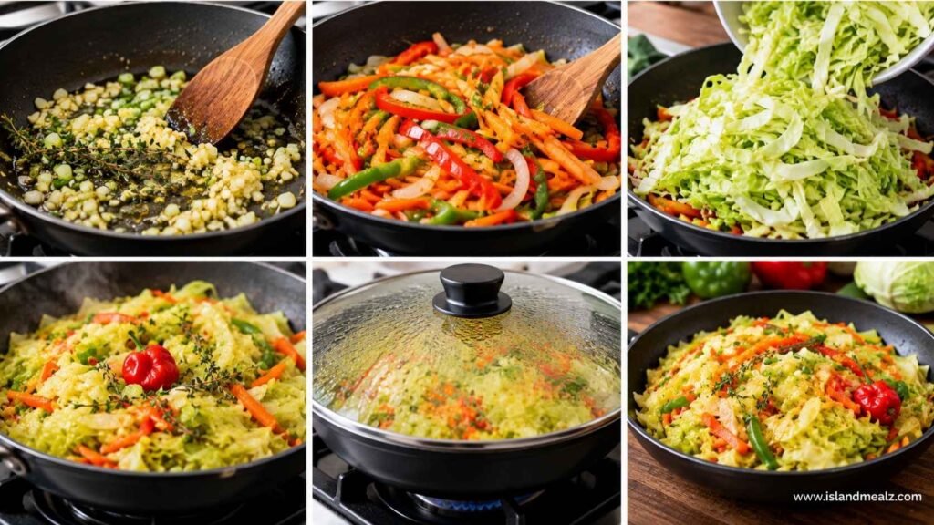 How to Make Jamaican Steamed Cabbage