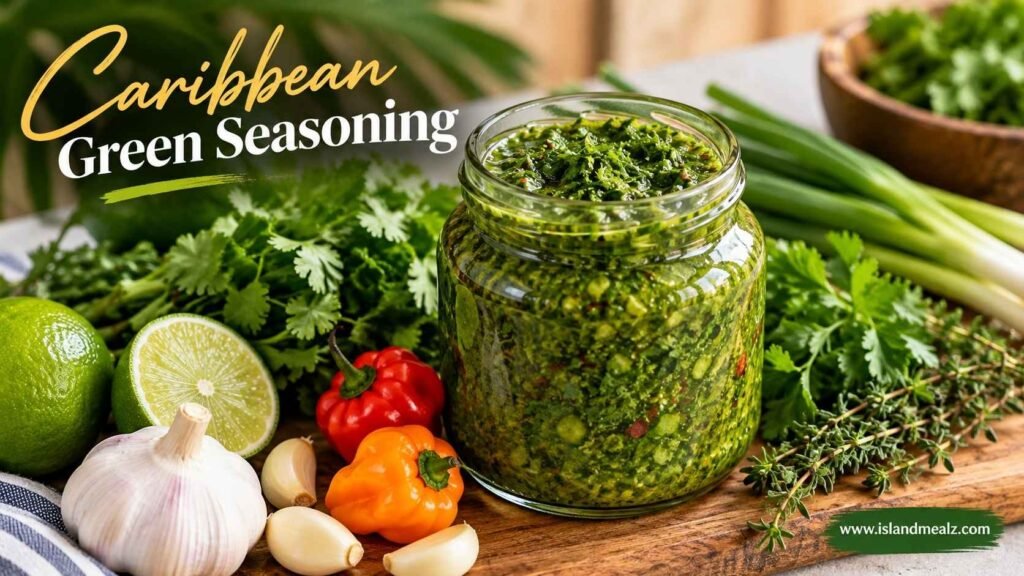 Caribbean green seasoning