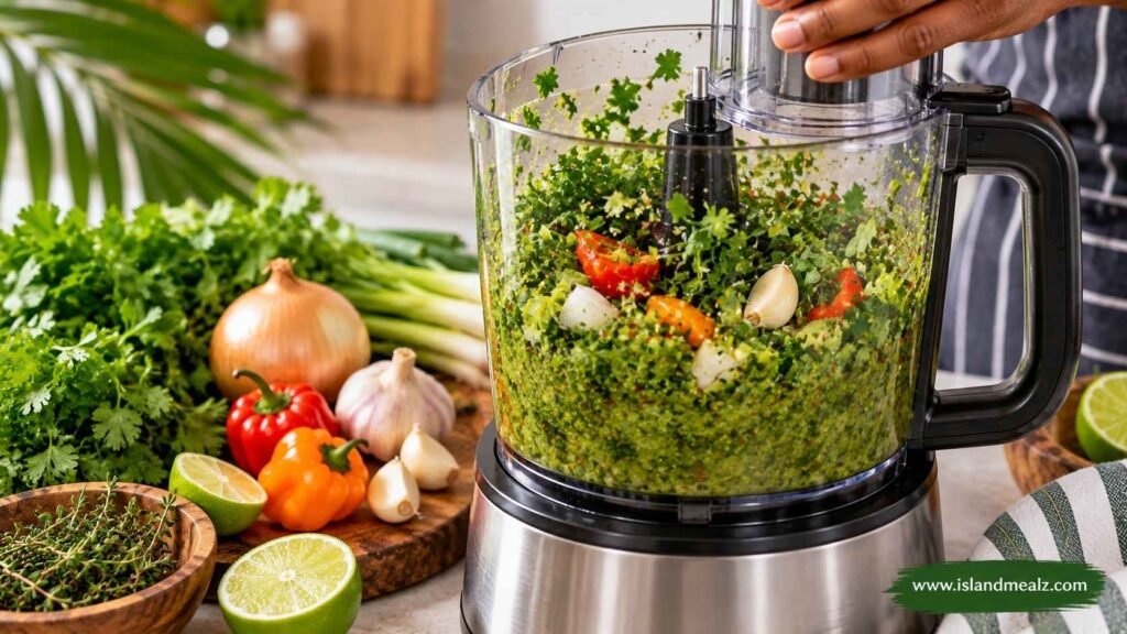 How to Make Caribbean Green Seasoning