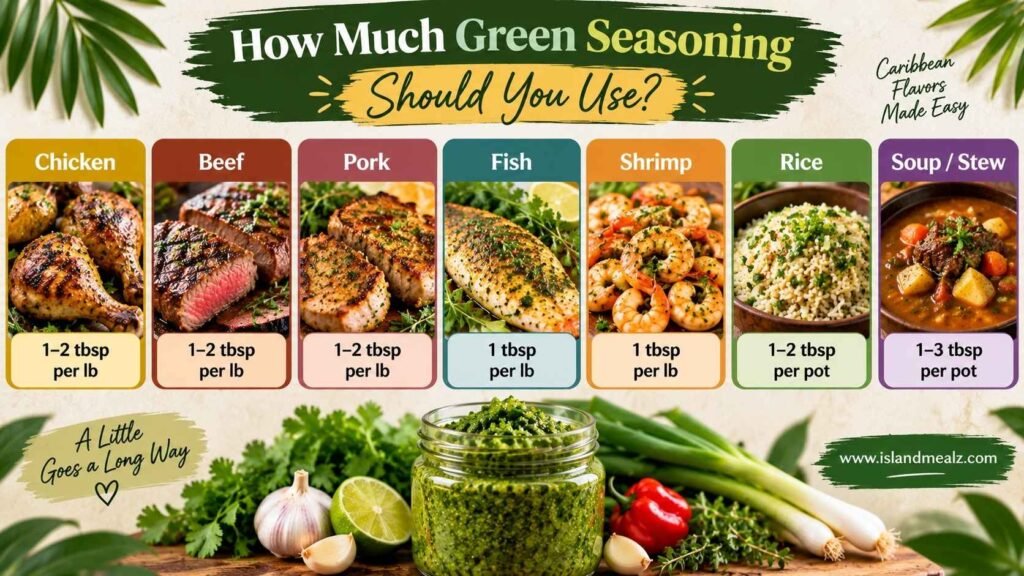 How Much Green Seasoning Should You Use?