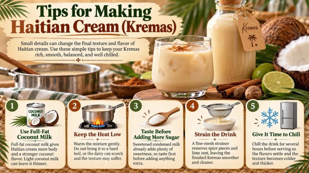 Tips for Making Haitian Cream