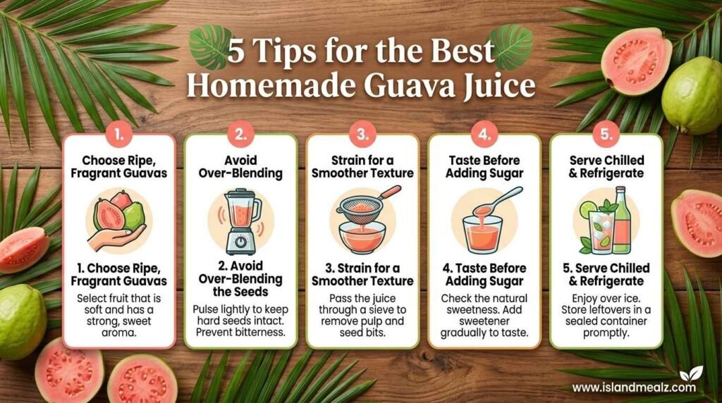 Tips for the Best-Tasting Guava Juice